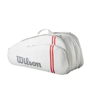 WILSON TOUR 12 PK RAQUET BAG 2025 OFF WHITE