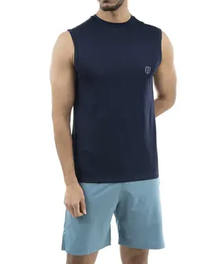 UNIPRO MEN-REGULAR KAPPA SL TSHIRTS-NAVY