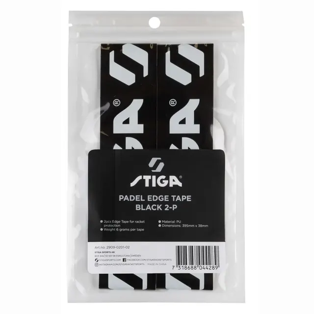 STIGA PADEL EDGE TAPE BLACK 2-P