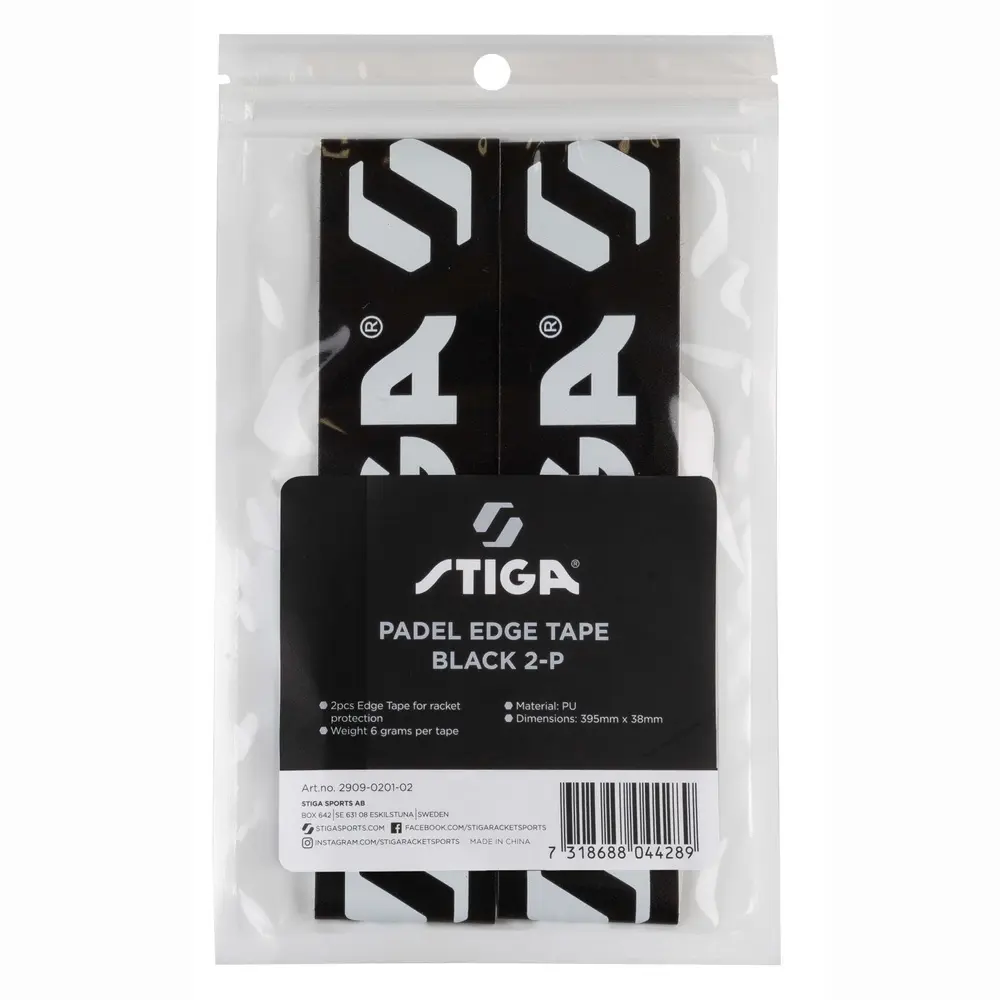 STIGA PADEL EDGE TAPE BLACK 2-P