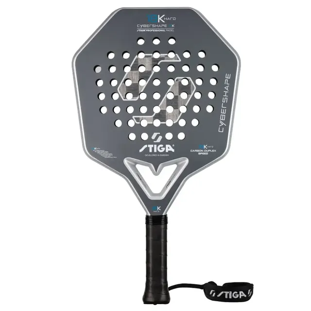 STIGA PADEL RACKET 18K HARD 2 CYBERSHAPE