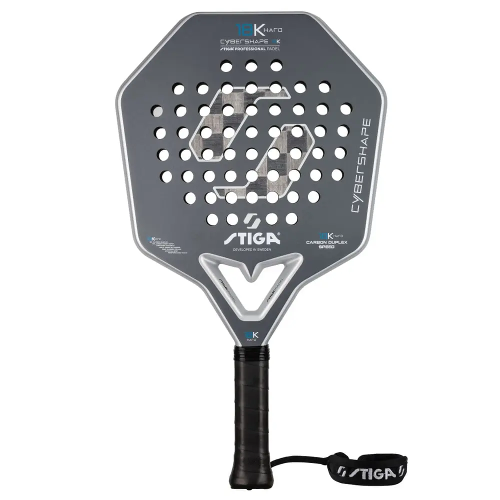 STIGA PADEL RACKET 18K HARD 2 CYBERSHAPE