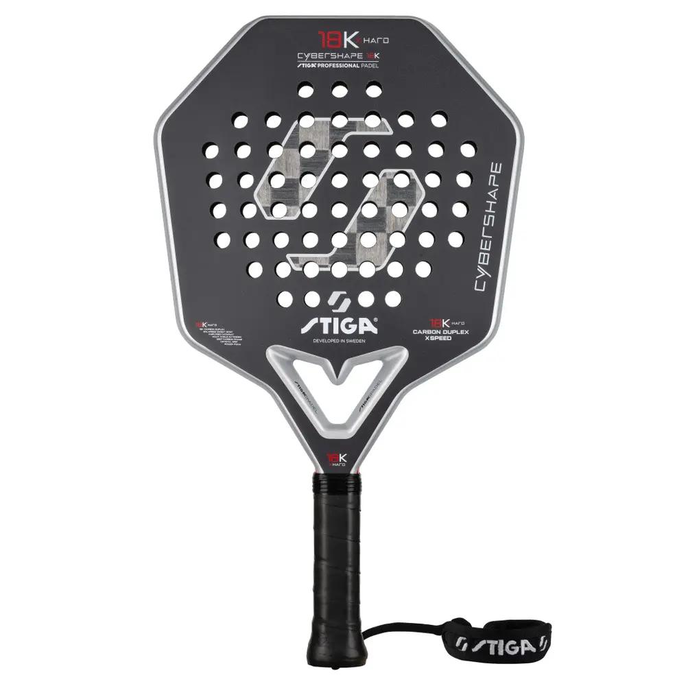 راکت پدل متنوع PADEL RACKET 18K X HARD CYBER SHAPE