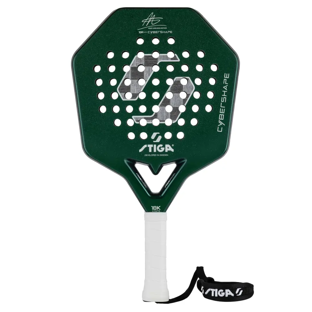 STIGA PADEL RACKET 18K  X HARD ADAM EDITION CYBERSHAPE