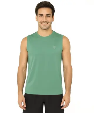 UNIPRO MEN-REGULAR KAPPA SL TSHIRTS-LIGHT GREEN