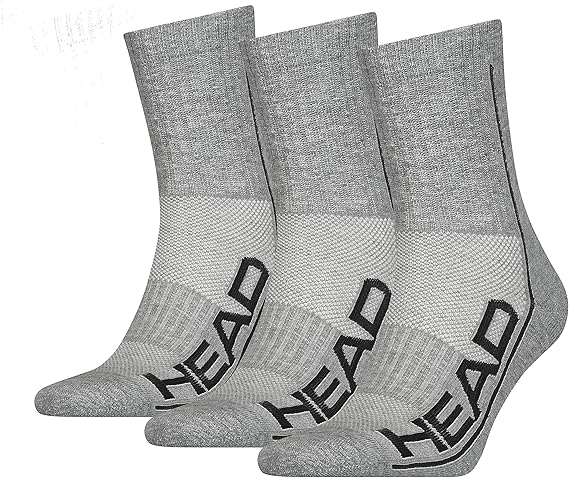 HEAD PERFORMANCE SHORT CREW 3P UNISEX(grey)