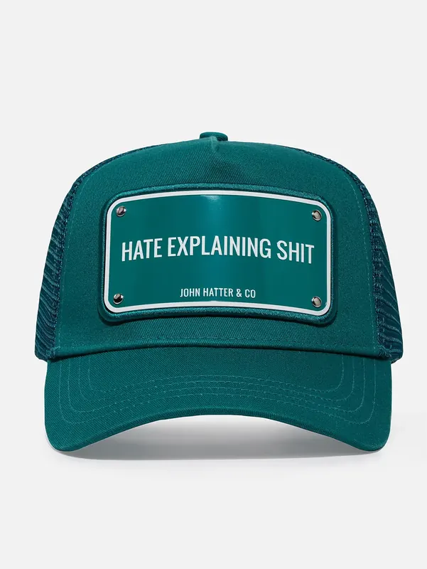 JOHN HATTER CAP HATE EXPLAINING SHIT