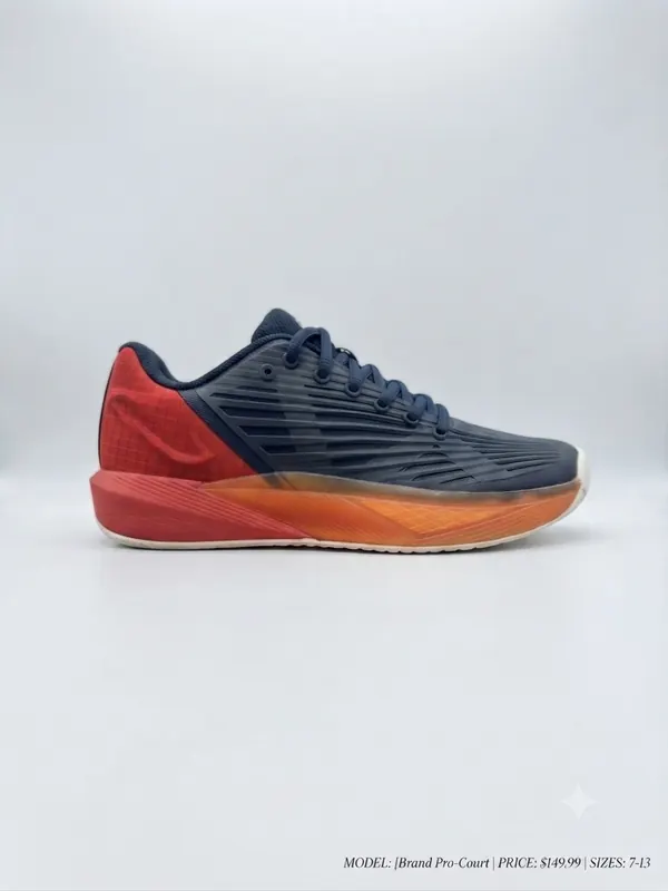 UNIQUE SHOES PRO UN 4 BLUE RED