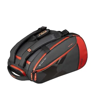 NOX LUXURY OPEN SERIES BLACK/RED PADEL BAG