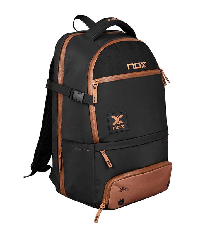 NOX LUXURY OPEN SERIES BLACK/BROWN BACKPACK