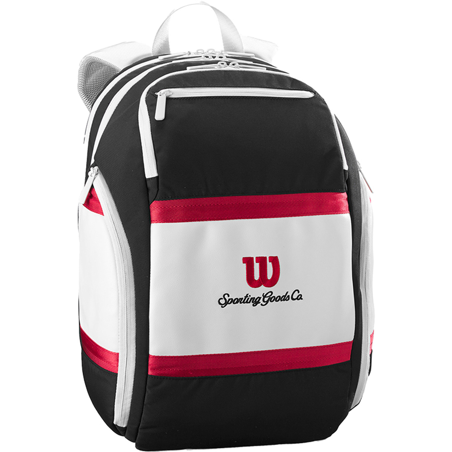 WILSON COURAGE COLLECTION BACKPACVK BLACK WH RED