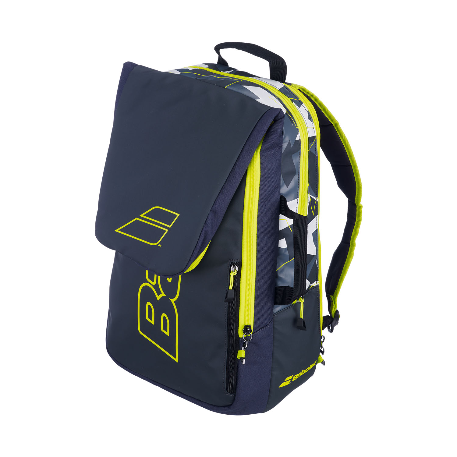 BABOLAT BACKPACK PURE AERO 370 GREY YELLOW WHITE