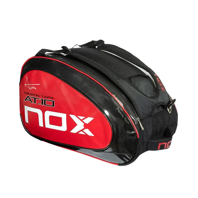 NOX PADEL BAG AT10 TEAM BLACK RED LOGO
