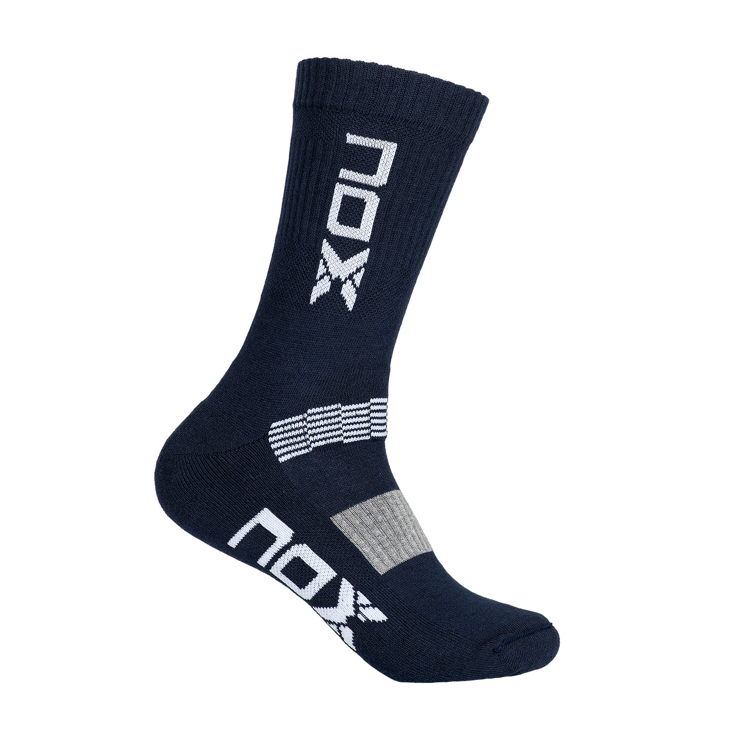 NOX MEN TECHNICAL SOCKS MID LENGTH BLUE WHITE LOGO