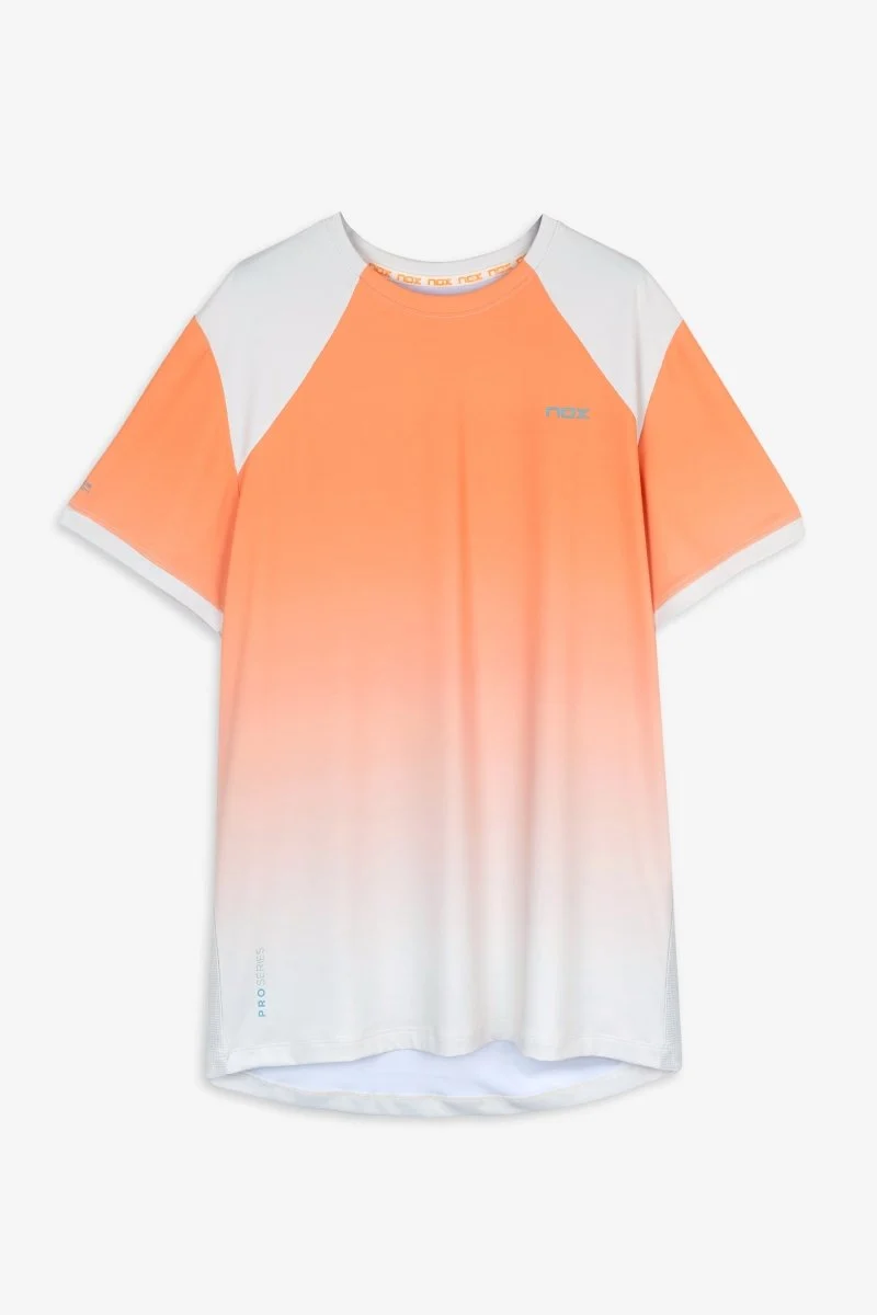 NOX MENS PRO MOCK ORANGE DEGRADED T-SHIRT