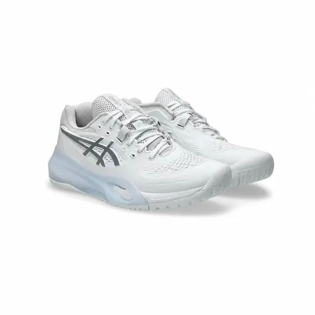 ASICS WOMEN GEL RESOLUTION X WHITE PURE SILVER