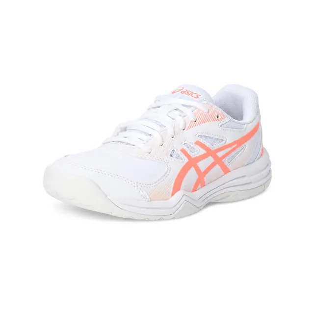 ASICS WOMEN COURT SLIDE 3 WHITE SUN CORAL