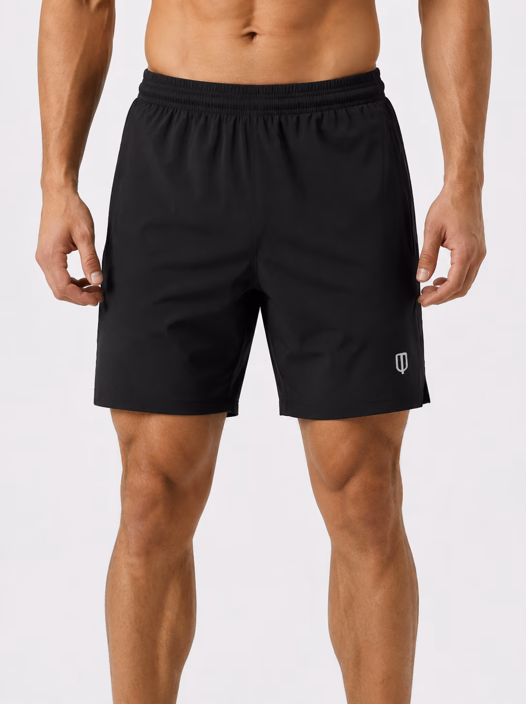 UNIPRO MEN-ELITE WOVEN SHORTS-BLACK
