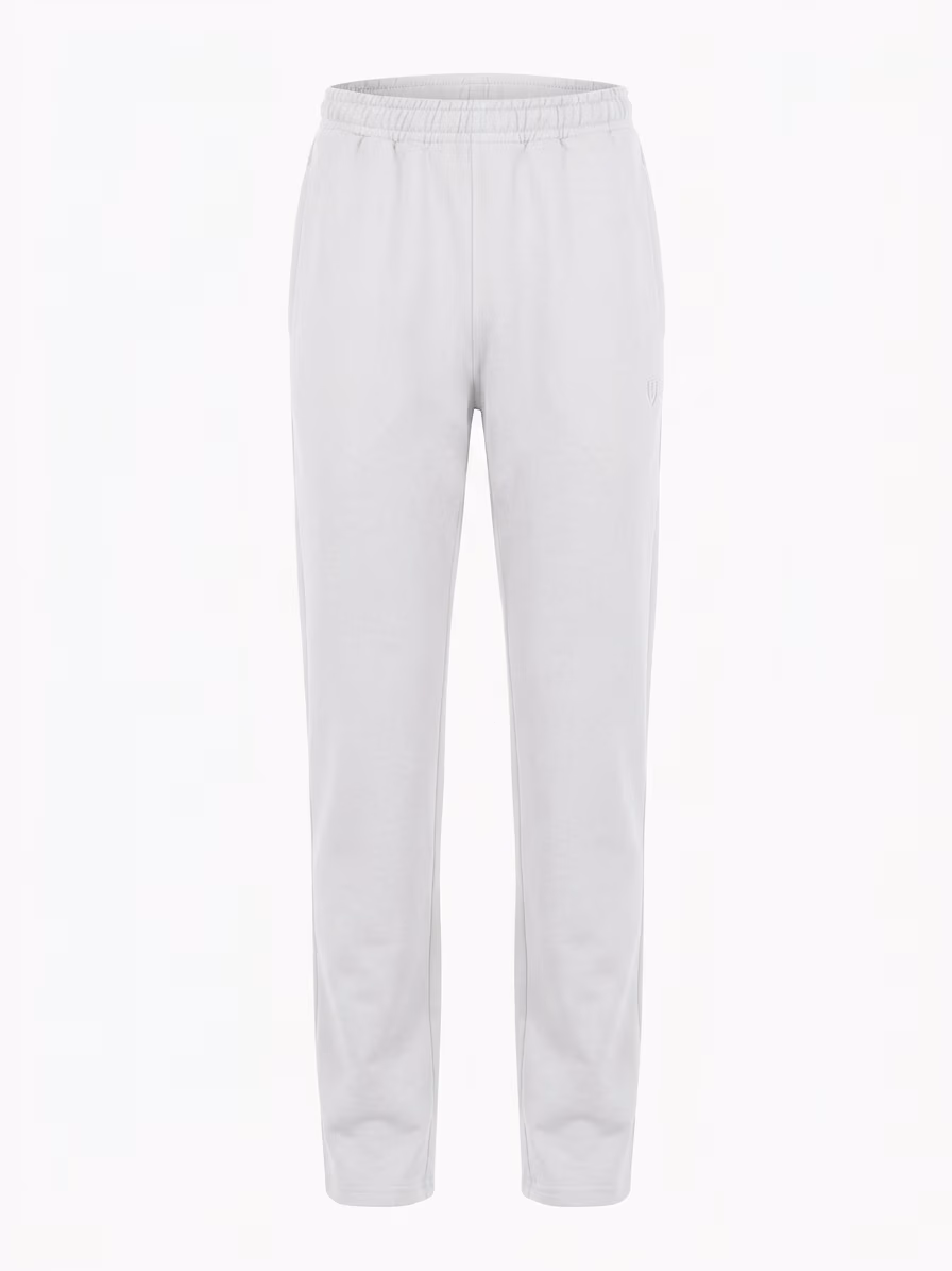 UNIPRO WOMEN-OPEN HEM SWEAT PANTS-WHITE