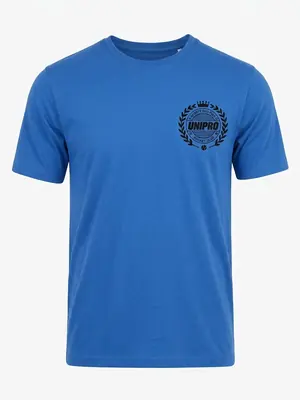 UNIPRO UNISEX-CROWN/PACKET CLUB SS TSHIRTS-HEATHER ROYAL