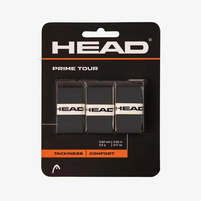 HEAD PRESTIGE  PRO  OVERGRIP BLACK