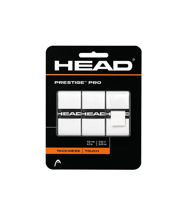 HEAD PRESTIGE PRO OVERGRIP WHITE