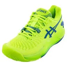 ASICS WOMEN RESOLUTION 9 CLAY GREEN