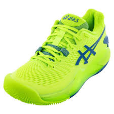 ASICS WOMEN RESOLUTION 9 CLAY GREEN