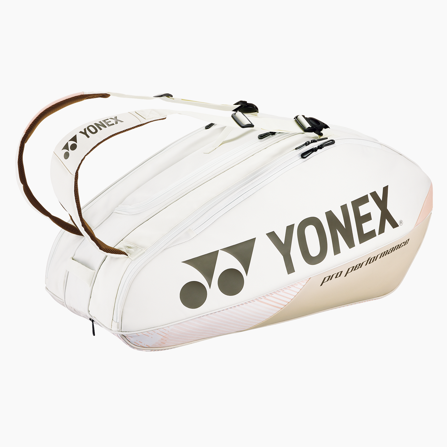 YONEX PRO RACQUET BAG 9 PCS SAND BEIGE 2025