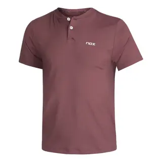 NOX MENS POLO SHIRT PRO RED BROWN