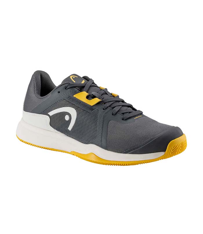 HEAD SPRINT TEAM 3.5 CLAY DARK GREY YELOW