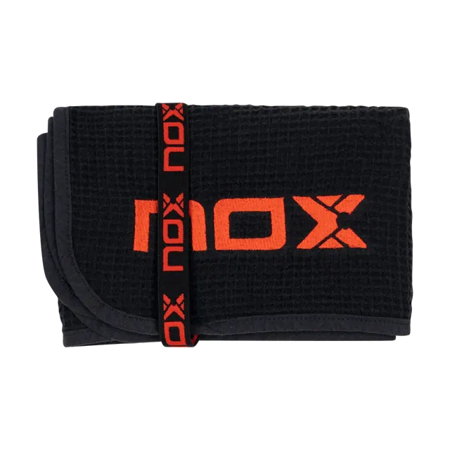 NOX TOALLA ALGODON 50*90 BLACK RED TOWEL