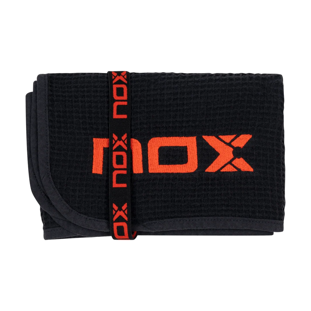 NOX TOALLA ALGODON 50*90 BLACK RED TOWEL