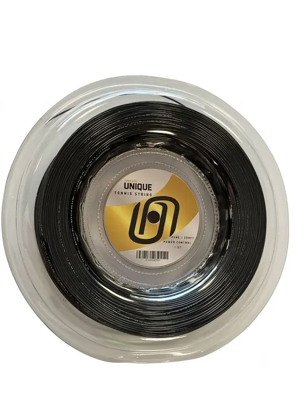 UNIQUE TENNIS STRING POWER CONTROL 1.27 BLACK