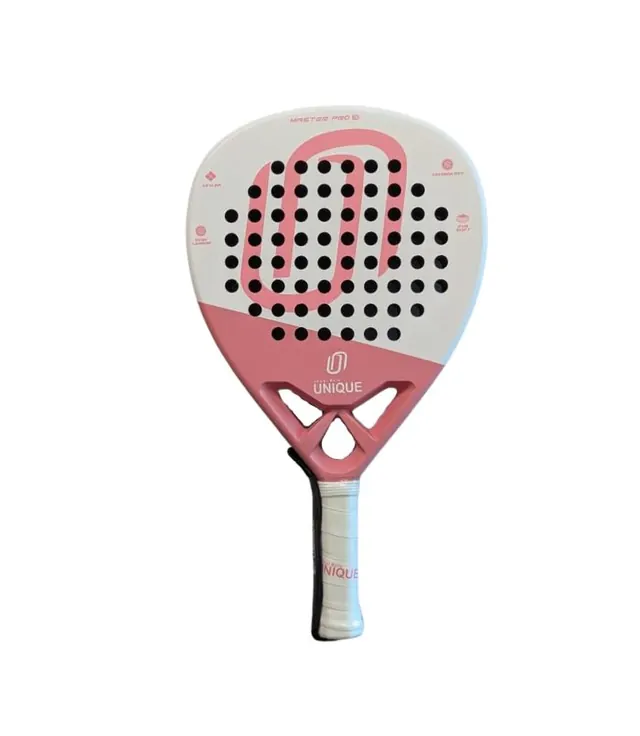 UNIQUE PADELPACKED  RACKET WHITE PINLK