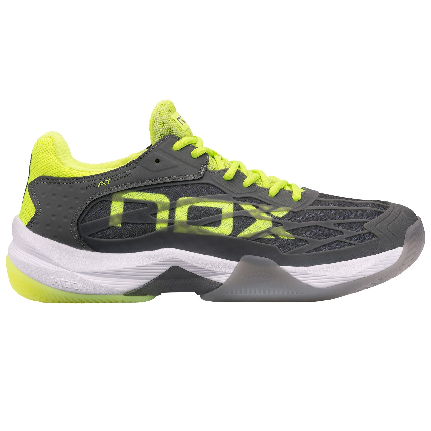 NOX SHOES CALZADO AT10 LUX GRIS AMARILLO FLUOR