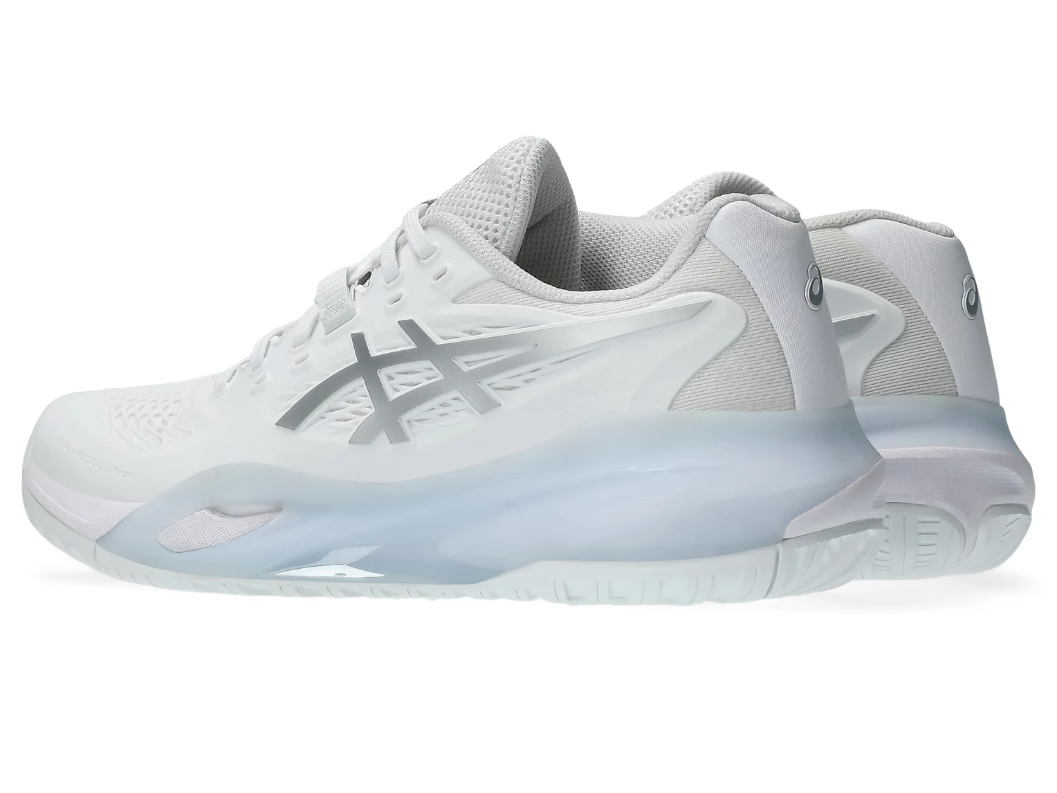 ASICS WOMEN GEL RESOLUTION X WHITE PURE SILVER