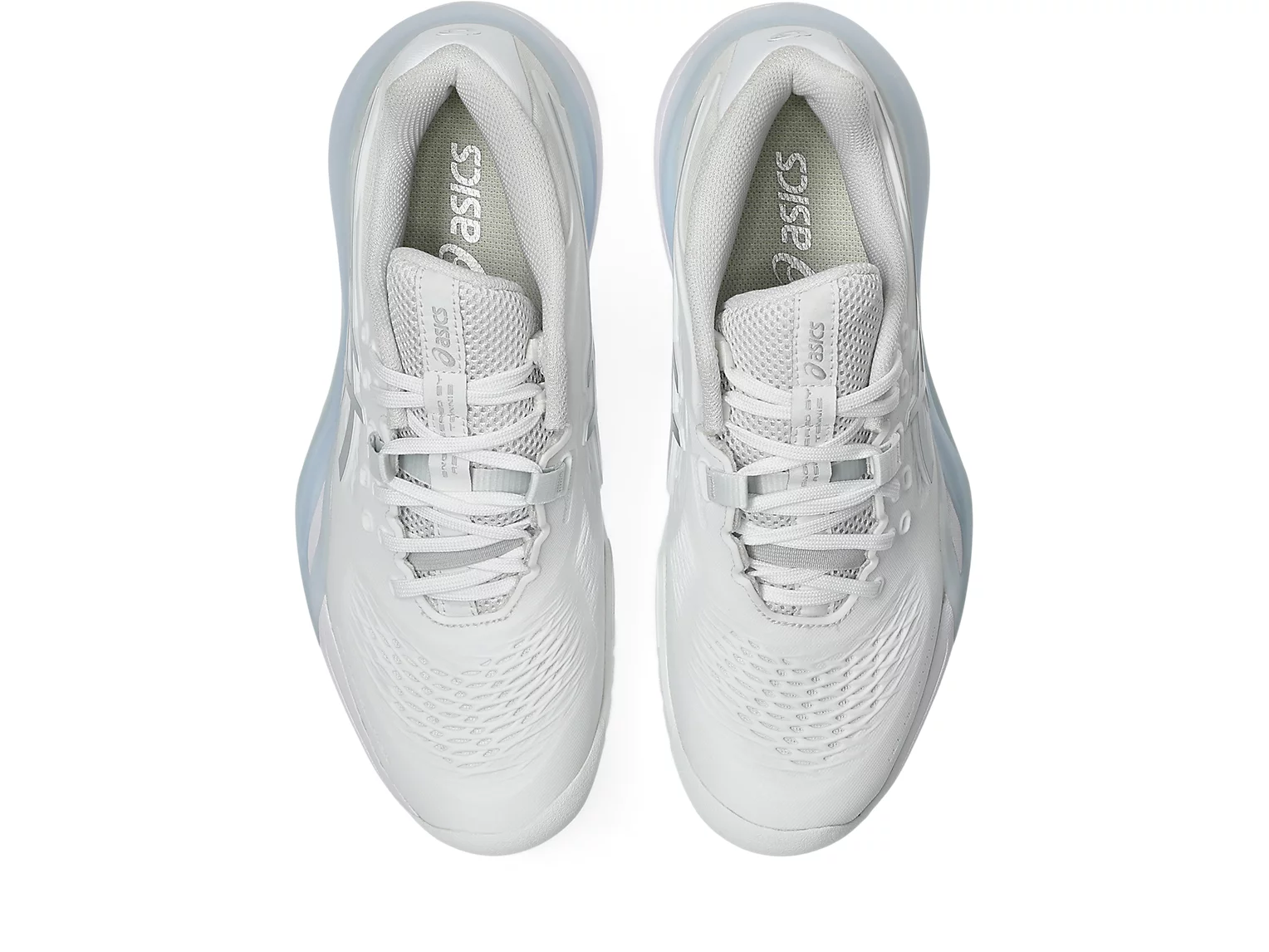 ASICS WOMEN GEL RESOLUTION X WHITE PURE SILVER