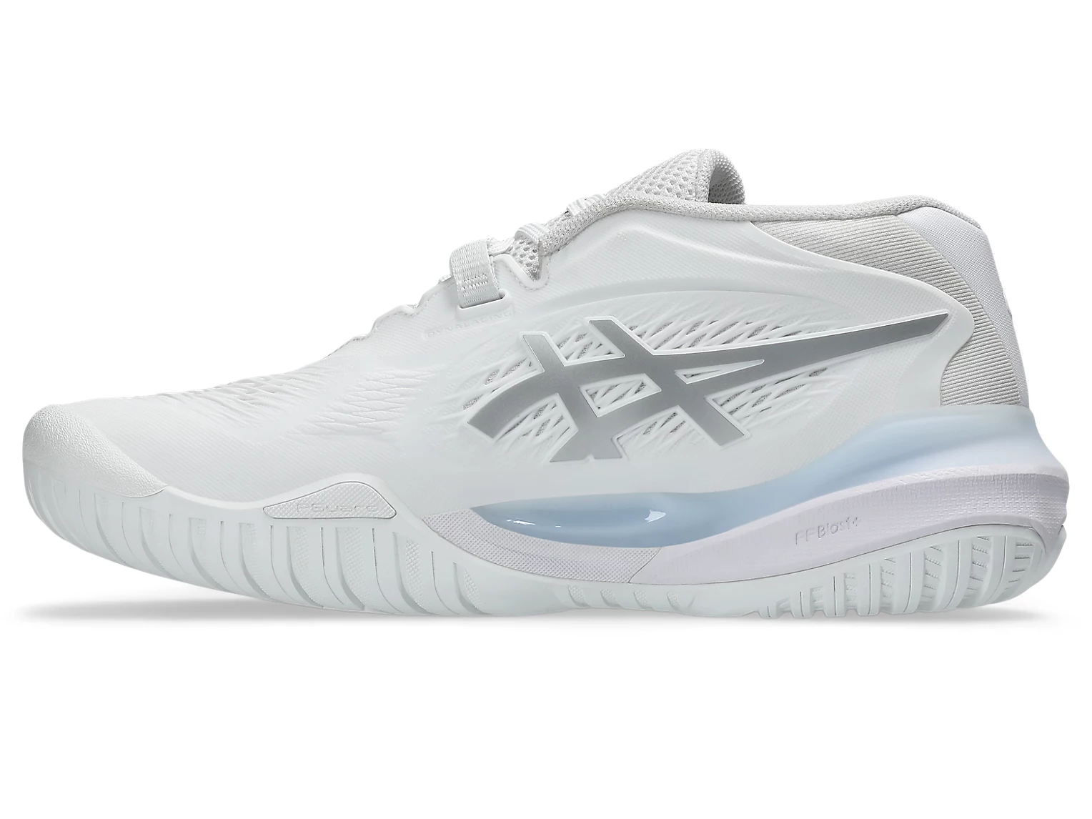 ASICS WOMEN GEL RESOLUTION X WHITE PURE SILVER