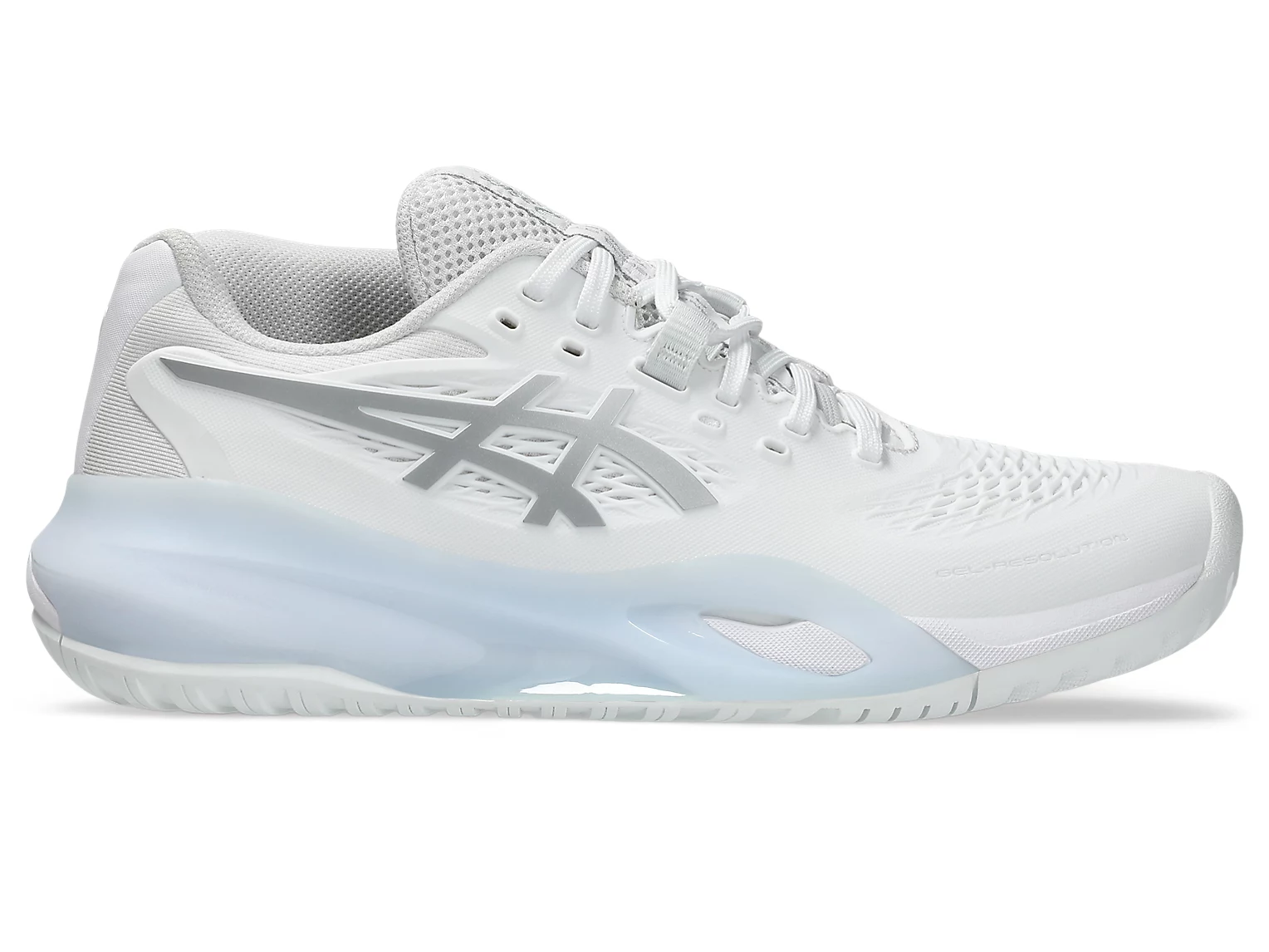 ASICS WOMEN GEL RESOLUTION X WHITE PURE SILVER