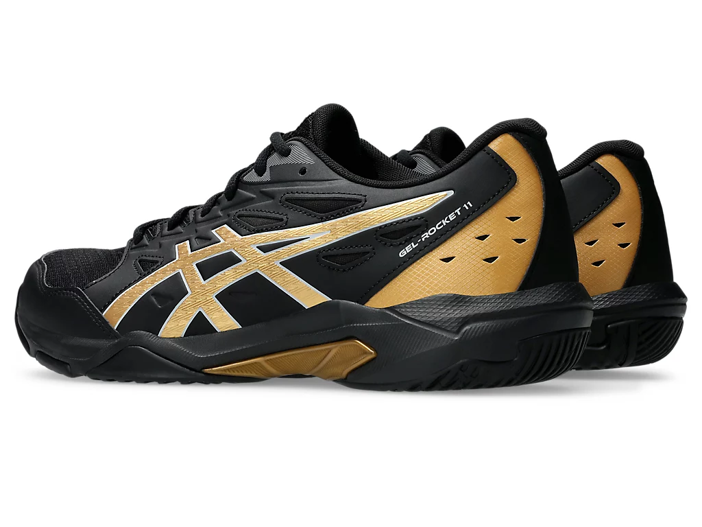 ASICS GEL ROCKET 11 BLACK WIDE PIEDMONT GREY