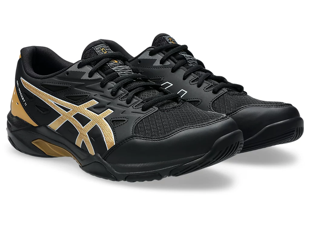 ASICS GEL ROCKET 11 BLACK WIDE PIEDMONT GREY