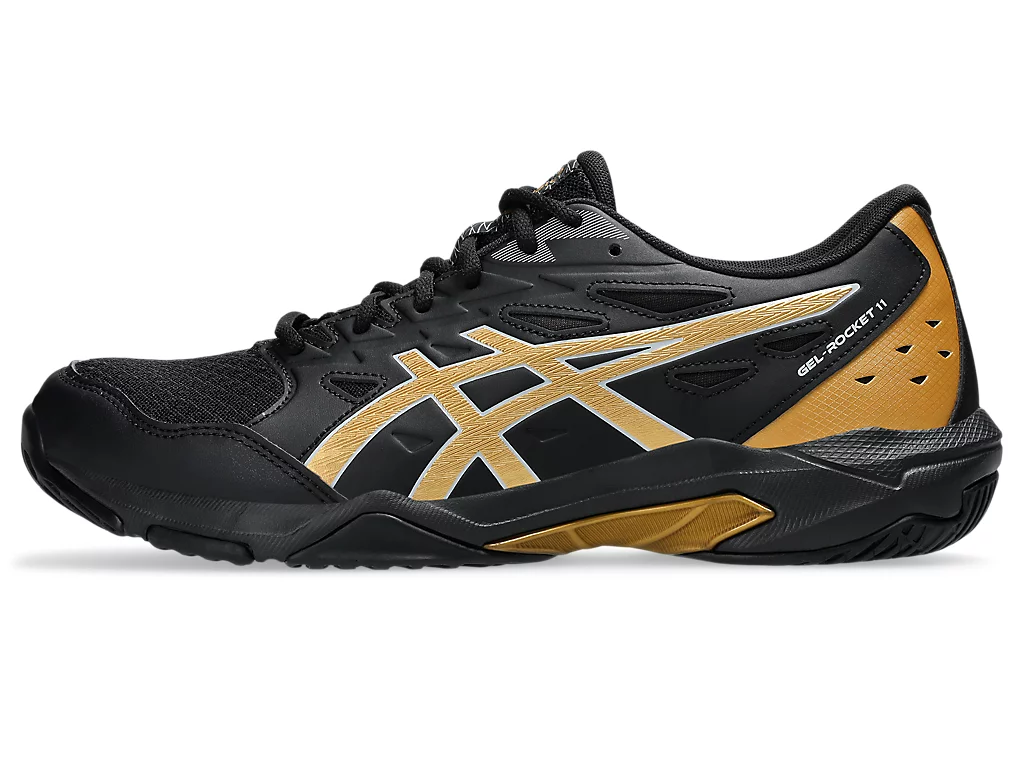 ASICS GEL ROCKET 11 BLACK WIDE PIEDMONT GREY