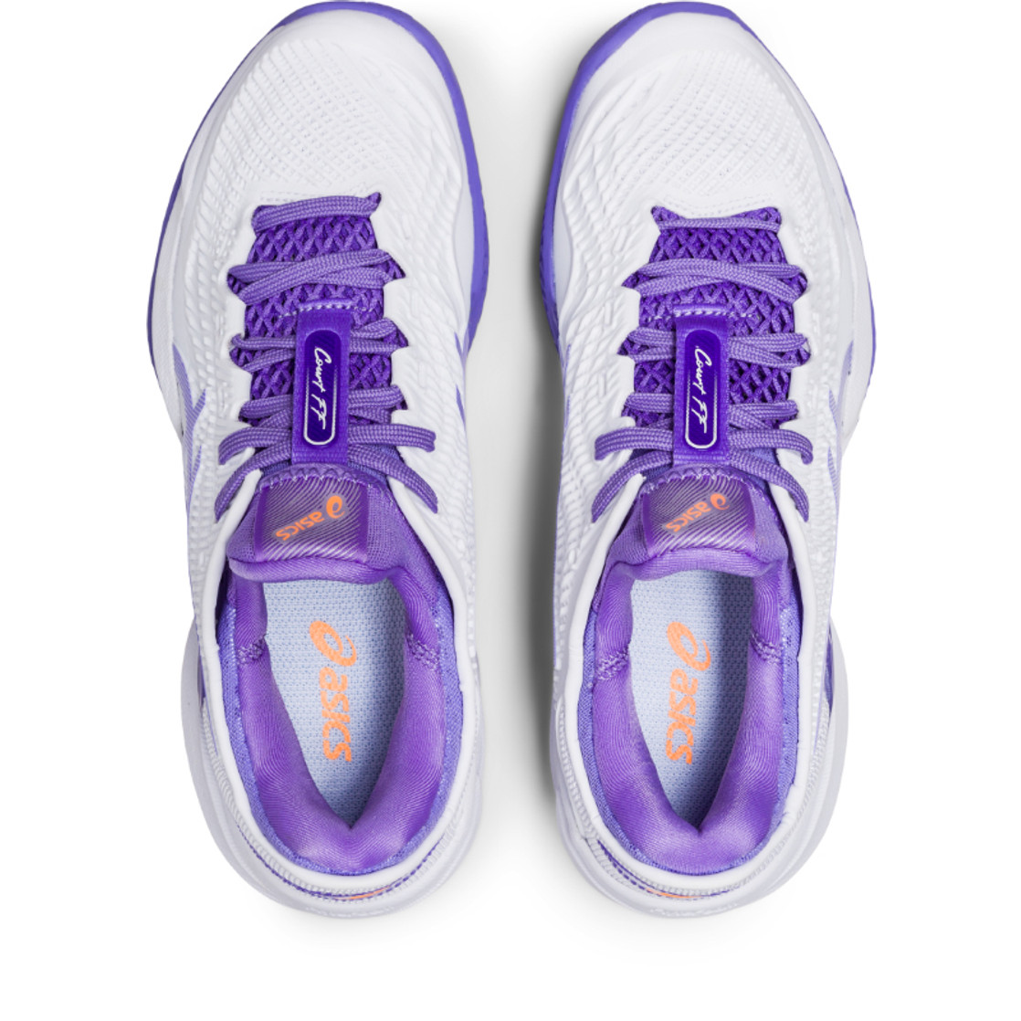 ASICS COURT FF 3 CLAY WOMEN WHITE SUN CORAL