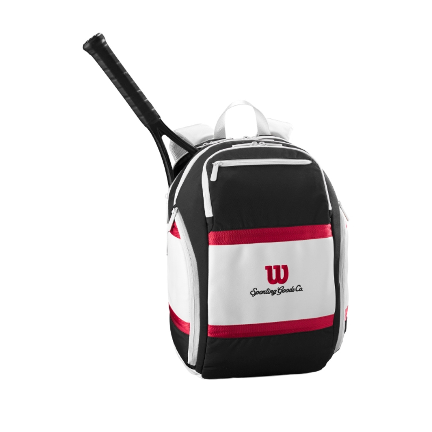 WILSON COURAGE COLLECTION BACKPACVK BLACK WH RED