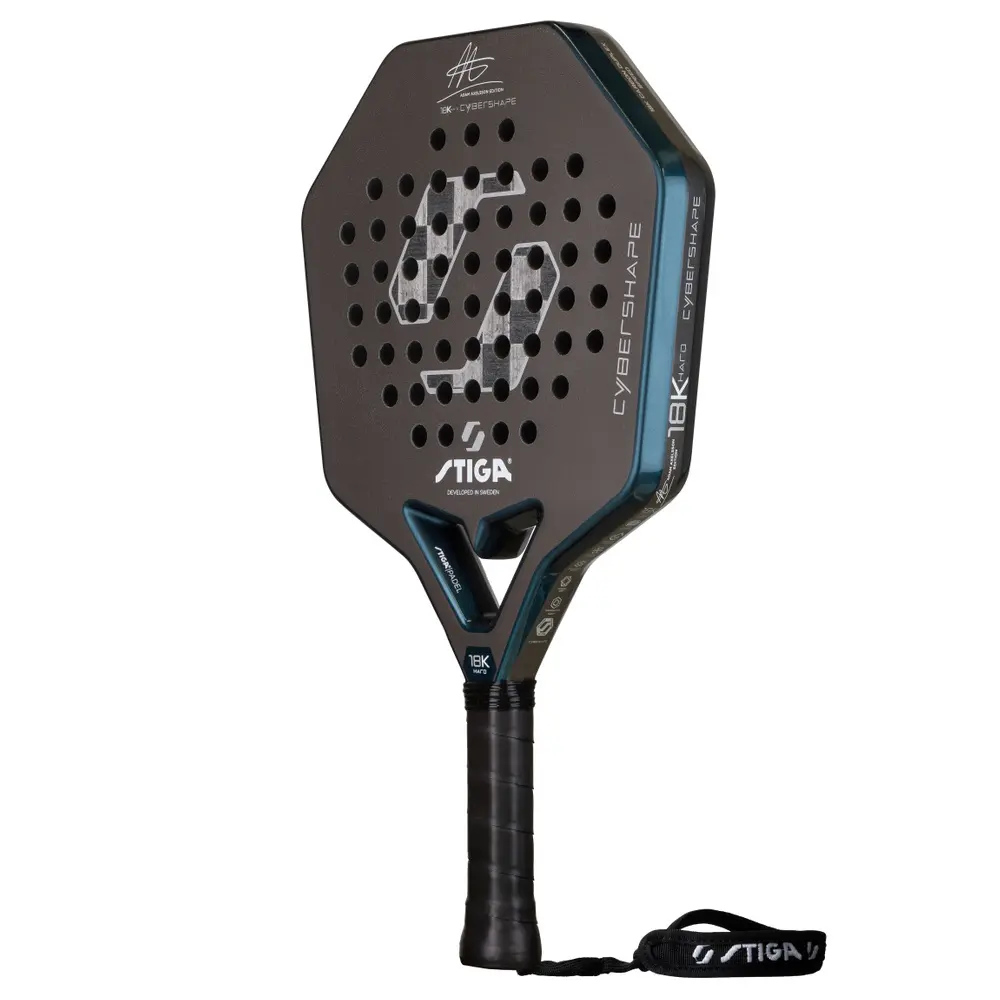 STIGA PADEL RACKET 18K HARD ADAM EDITION CYBERSHAPE