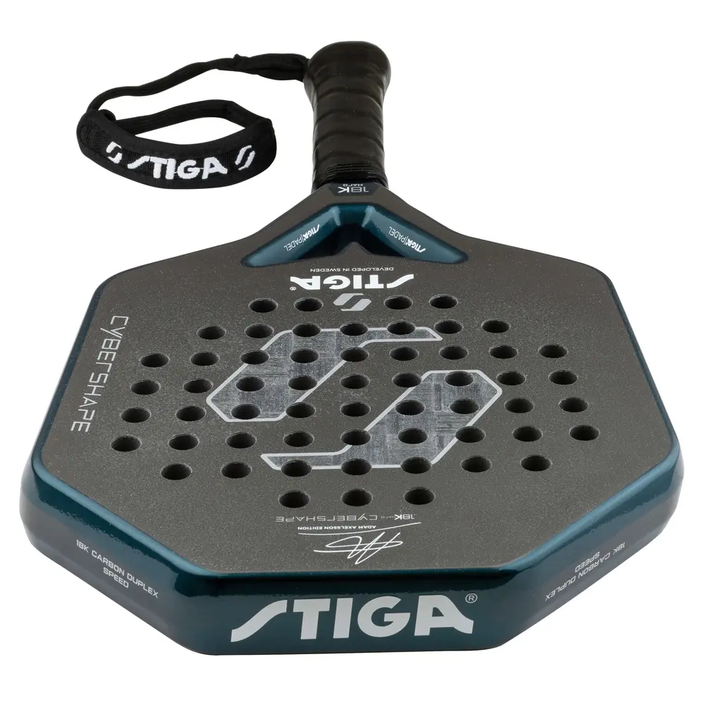 STIGA PADEL RACKET 18K HARD ADAM EDITION CYBERSHAPE