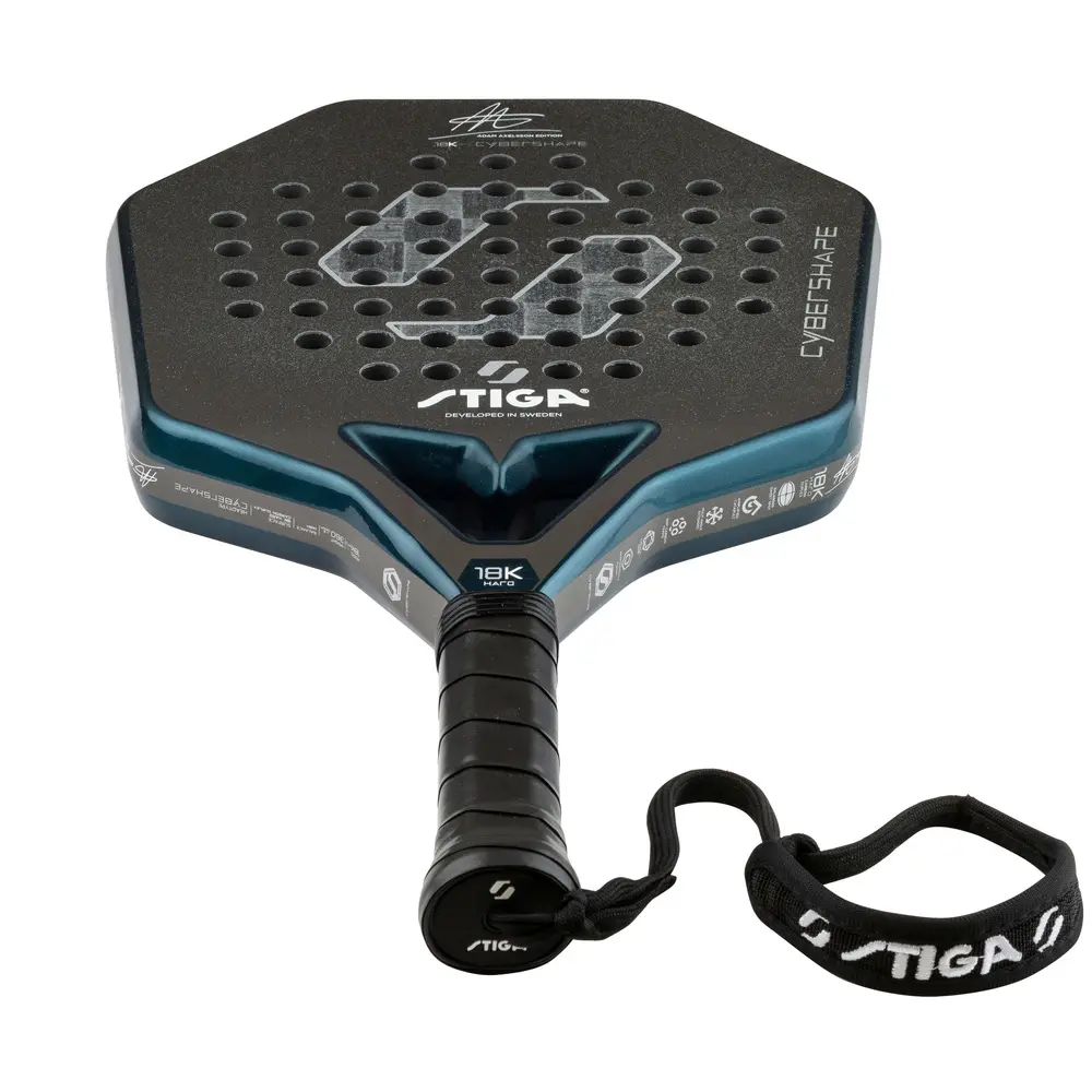 STIGA PADEL RACKET 18K HARD ADAM EDITION CYBERSHAPE