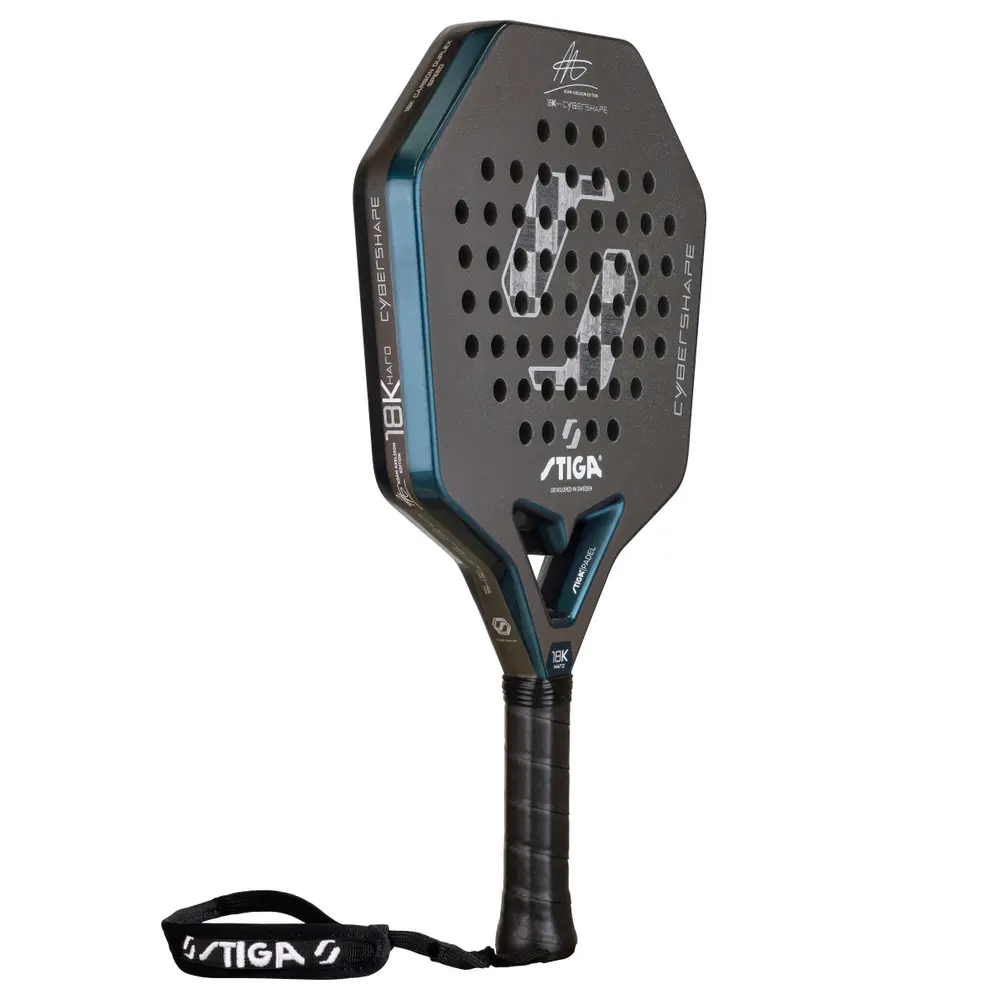 STIGA PADEL RACKET 18K HARD ADAM EDITION CYBERSHAPE