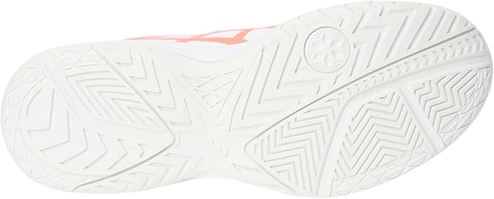 ASICS WOMEN COURT SLIDE 3 WHITE SUN CORAL